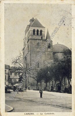 Carte postale ancienne La Cathédrale — Cahors (Lot)