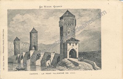Carte postale ancienne Le Vieux Quercy — Cahors (Lot)