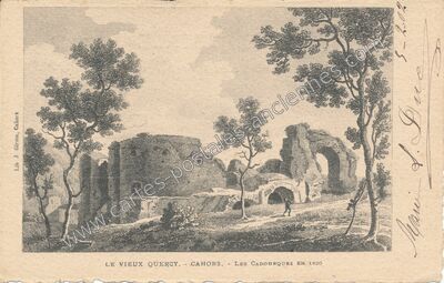 Carte postale ancienne Le Vieux Quercy — Cahors (Lot)