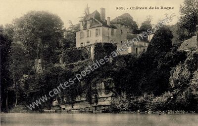 Carte postale ancienne Chateau de laroque — Caillac (Lot)