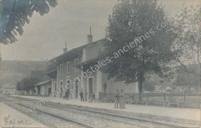 Carte postale ancienne Gare — Cajarc (Lot)