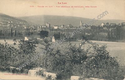 Carte postale ancienne Gaillac — Cajarc (Lot)