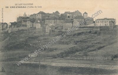 Carte postale ancienne Calvignac — Calvignac (Lot)