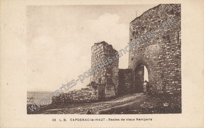 Carte postale ancienne Capdenac le Haut — Capdenac (Lot)