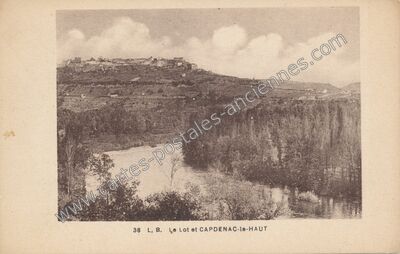 Carte postale ancienne Capdenac le Haut — Capdenac (Lot)