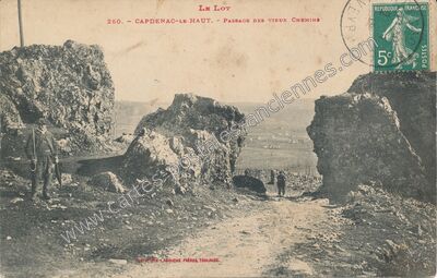 Carte postale ancienne Capdenac le Haut — Capdenac (Lot)