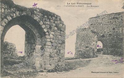 Carte postale ancienne Capdenac le Haut — Capdenac (Lot)