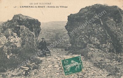 Carte postale ancienne Capdenac le Haut — Capdenac (Lot)