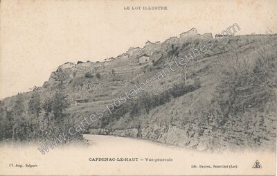 Carte postale ancienne Capdenac le Haut — Capdenac (Lot)