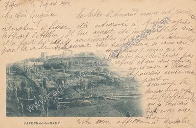 Carte postale ancienne Capdenac le Haut — Capdenac (Lot)