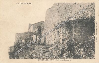 Carte postale ancienne Capdenac le Haut — Capdenac (Lot)