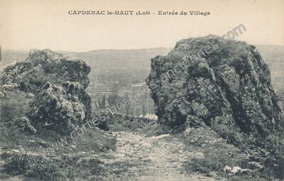 Carte postale ancienne Capdenac le Haut — Capdenac (Lot)