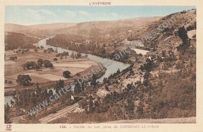 Carte postale ancienne Capdenac le Vieux — Capdenac (Lot)