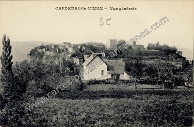 Carte postale ancienne Capdenac le Vieux — Capdenac (Lot)