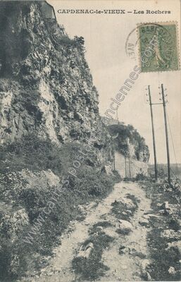 Carte postale ancienne Capdenac le Vieux — Capdenac (Lot)