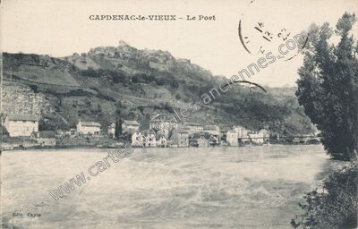 Carte postale ancienne Capdenac le Vieux — Capdenac (Lot)