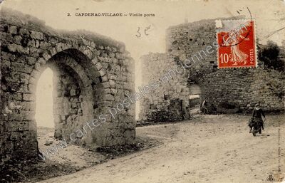 Carte postale ancienne Capdenac Village — Capdenac (Lot)