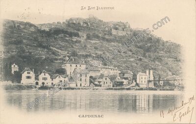 Carte postale ancienne Le Lot Illustré — Capdenac (Lot)