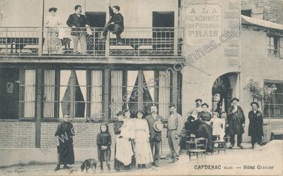 Carte postale ancienne A la renommée du poisson frais — Capdenac (Lot)