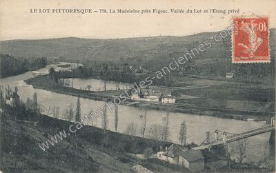 Carte postale ancienne La Madeleine — Faycelles (Lot)