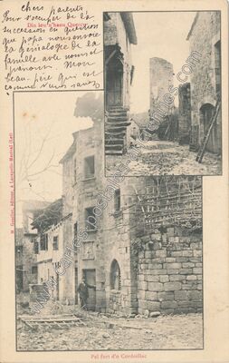 Carte postale ancienne Pel fort d'o Cordoillac — Cardaillac (Lot)