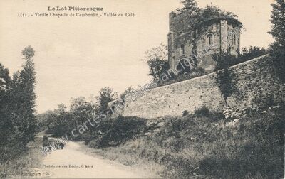 Carte postale ancienne Camboulit — Corn (Lot)
