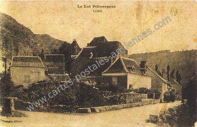 Carte postale ancienne Le Lot Pittoresque — Corn (Lot)
