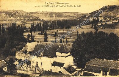 Carte postale ancienne Le Lot Pittoresque — Corn (Lot)