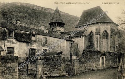 Carte postale ancienne Espagnac — Espagnac-Sainte-Eulalie (Lot)