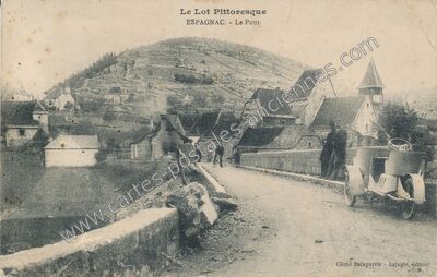 Carte postale ancienne Espagnac — Espagnac-Sainte-Eulalie (Lot)
