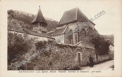 Carte postale ancienne Espagnac — Espagnac-Sainte-Eulalie (Lot)