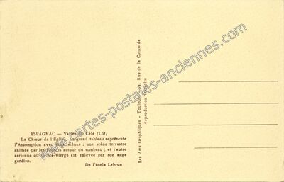 Carte postale ancienne Espagnac — Espagnac-Sainte-Eulalie (Lot)