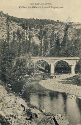 Carte postale ancienne Espagnac — Espagnac-Sainte-Eulalie (Lot)