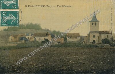 Carte postale ancienne Mas du Noyer — Faycelles (Lot)