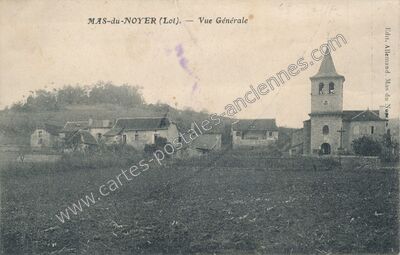 Carte postale ancienne Mas du Noyer — Faycelles (Lot)