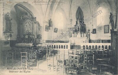 Carte postale ancienne Mas du Noyer — Faycelles (Lot)