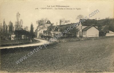 Carte postale ancienne Ceint d'Eau — Figeac (Lot)