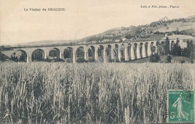 Carte postale ancienne Drauzou — Figeac (Lot)