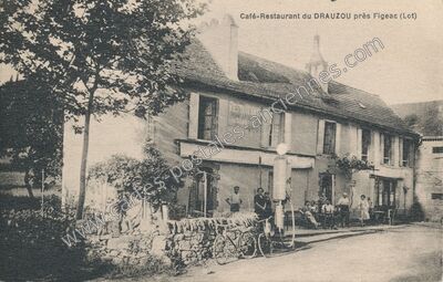 Carte postale ancienne Drauzou — Figeac (Lot)