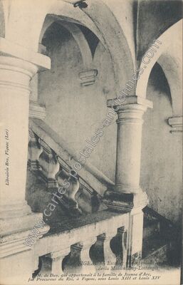 Carte postale ancienne Escalier monumental de la Maison Day-Lostanges — Figeac (Lot)