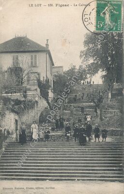 Carte postale ancienne Le Calvaire — Figeac (Lot)