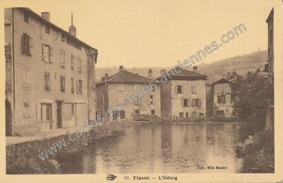 Carte postale ancienne L'Estang — Figeac (Lot)