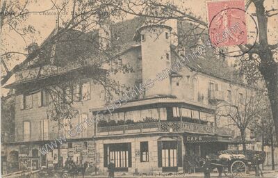 Carte postale ancienne Château de Davezanges — Figeac (Lot)