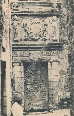 Carte postale ancienne Porte-Sully — Figeac (Lot)