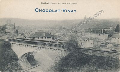 Carte postale ancienne Un coin de Figeac — Figeac (Lot)