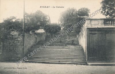 Carte postale ancienne Le Calvatre — Figeac (Lot)