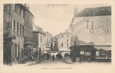 Carte postale ancienne Le Lot illustré — Figeac (Lot)