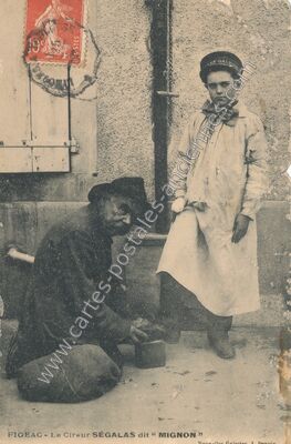 Carte postale ancienne Le Cirreur SÉGALAS dit " MIGNON — Figeac (Lot)
