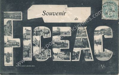 Carte postale ancienne Souvenir — Figeac (Lot)