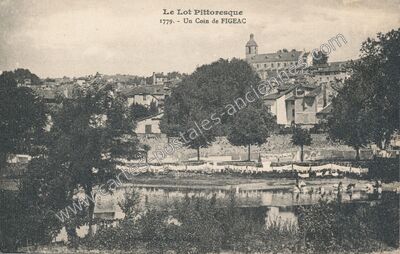 Carte postale ancienne Le Lot Pittoresque — Figeac (Lot)
